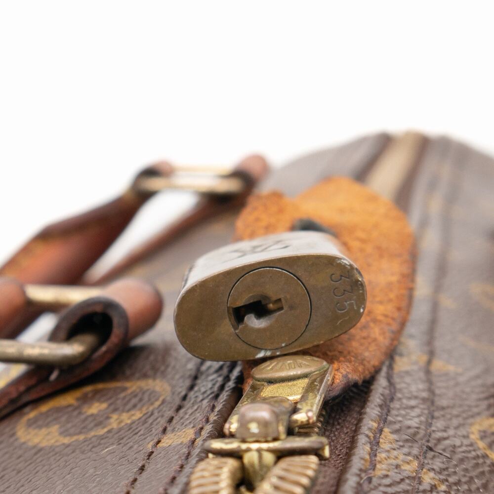LOUIS VUITTON Vintage Brown Monogram Speedy 30 Hand Bag M41526 - Picture 12 of 16